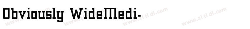 Obviously WideMedi字体转换